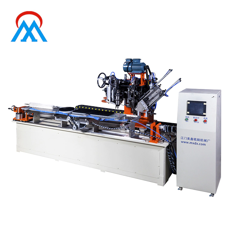MX machinery 3 grippers Brush Drilling And Tufting Machine with good price for wire wheel brush