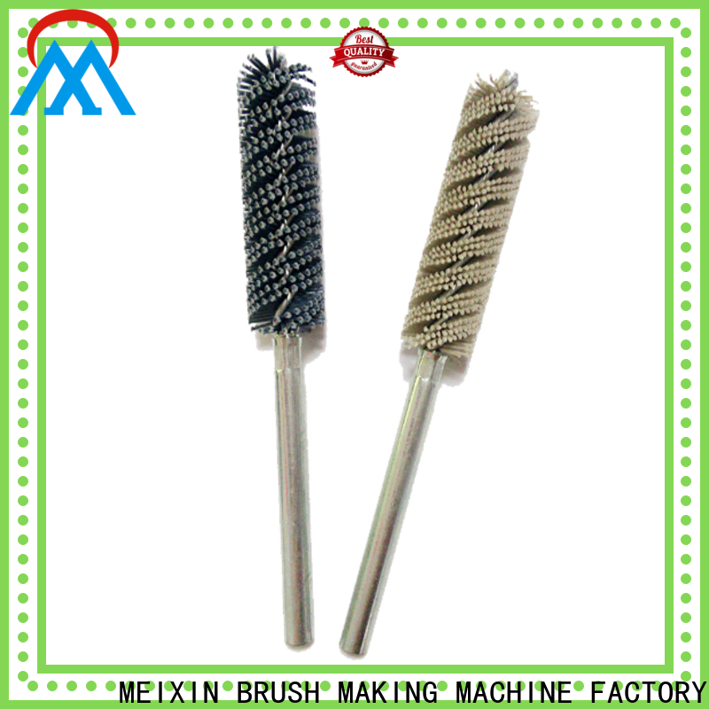 MEIXIN stapled nylon wheel brush wholesale for commercial