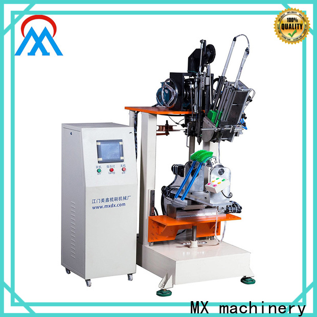 MX machinery 2 drilling heads Brush Making Machine customized for hockey brush