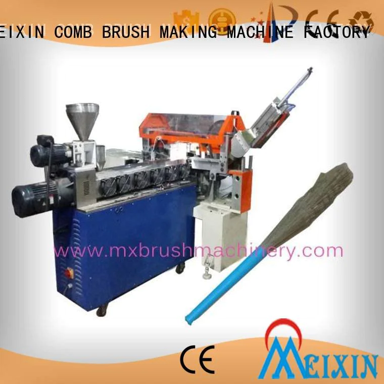 MEIXIN Brand pneunatic Manual Broom Trimming Machine twisted flaggable