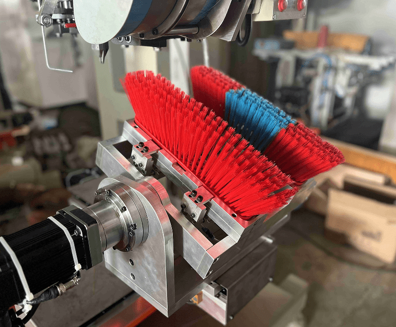 4Axis Broom Tufting Machine Is Under Good Production