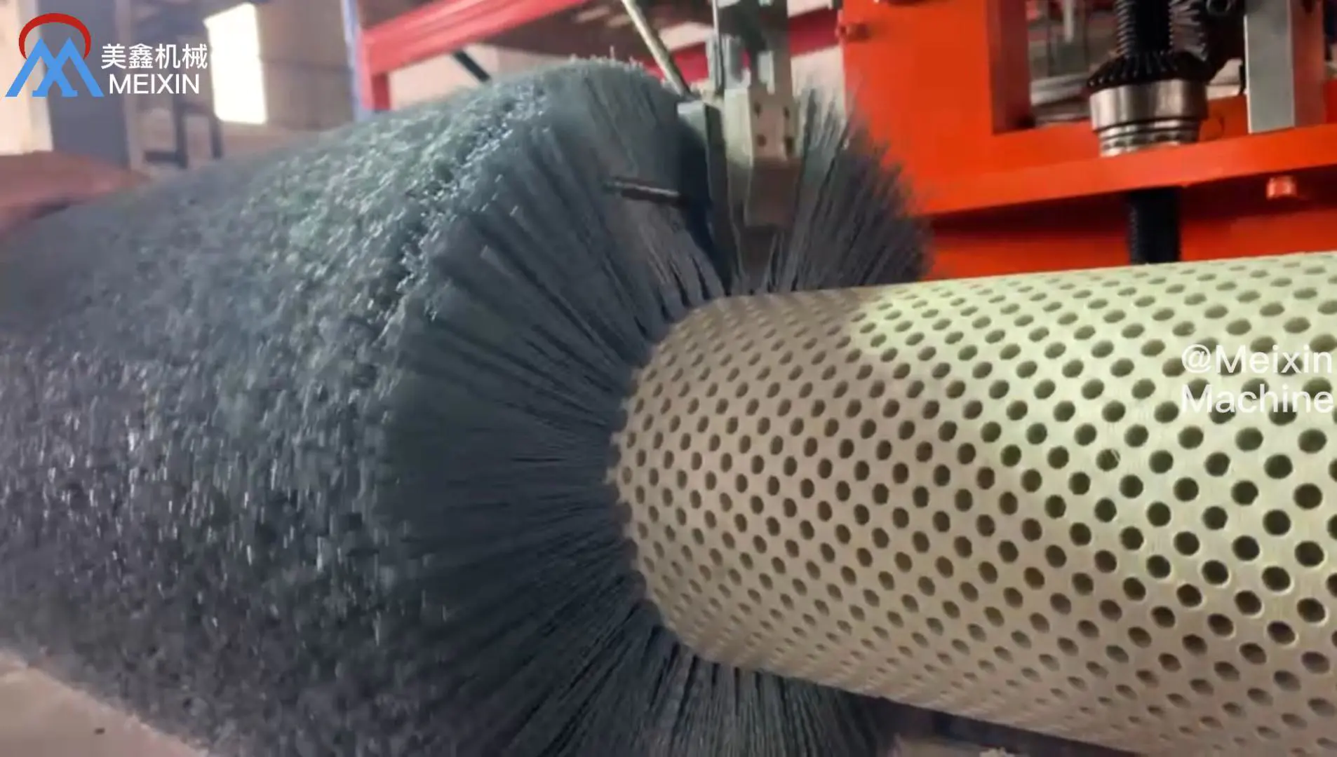 Strict Standard Silicon Carbide Bristles Roller Brush Machine