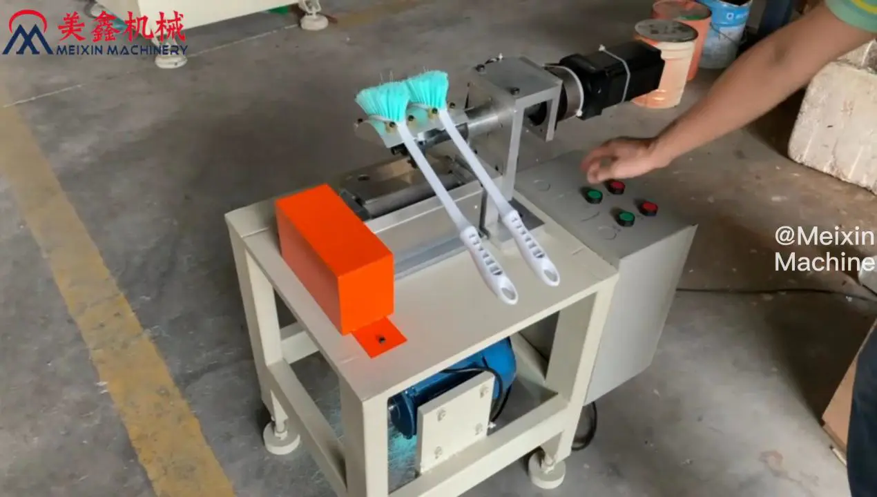 Meixin Semi-Automatic Single Hockey Toilet Brush Trimming Machine