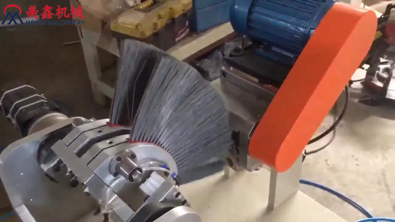 Meixin Trimming Machine For Plastic V-Fan Ceiling Brush/Broom Brush Machine