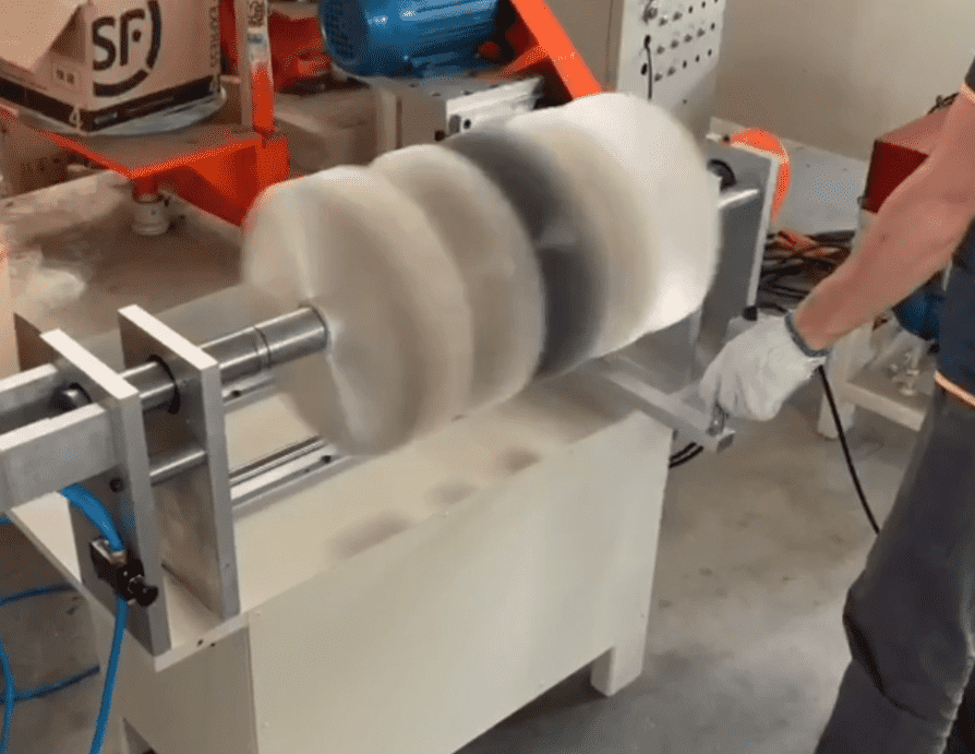 Manual Industrial Roller Brush Trimming Machine
