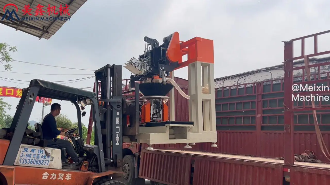 A Perfect Loading Day——3 Sets MEIXIN Industrial Brush Making Machines Loading