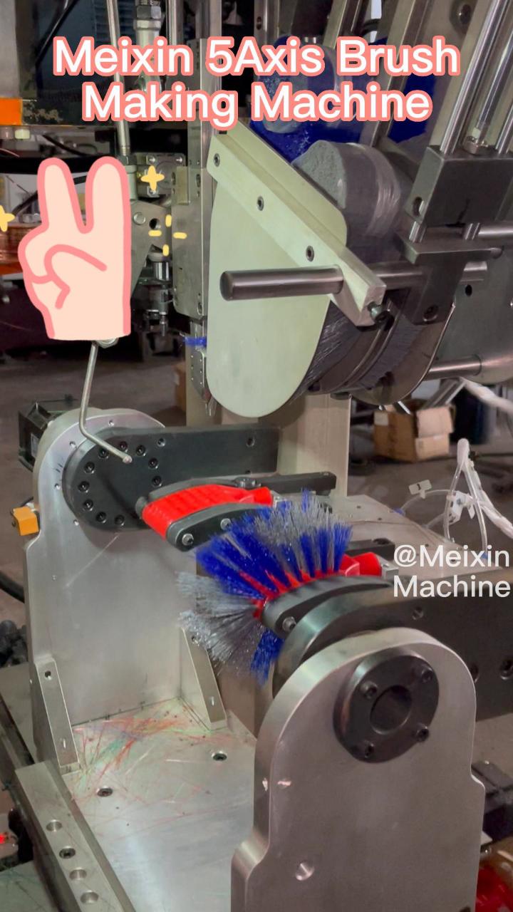 Meixin 5Axis Double Hockey Toilet Brush Machine