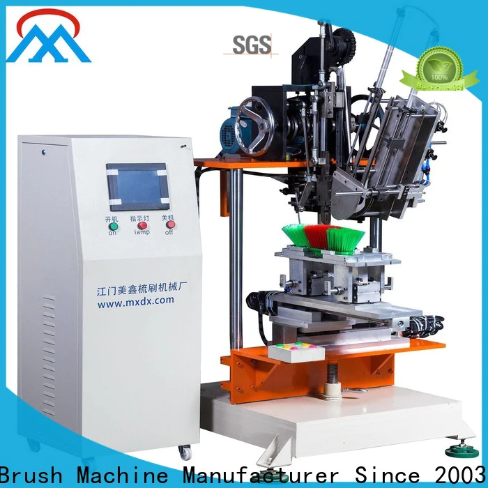 double head plastic broom making machine supplier for clothes brushes