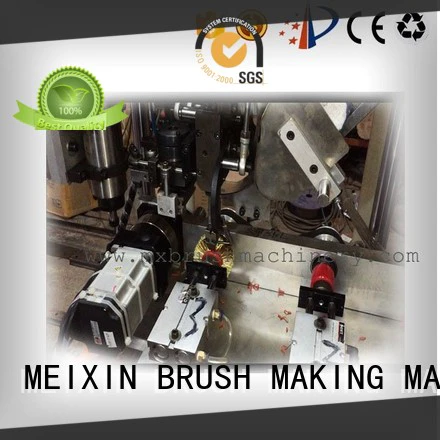 MEIXIN 3 grippers Brush Drilling And Tufting Machine factory for PP brush