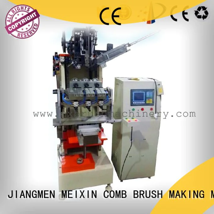 Mesin Sikat Kawat Baja Alarm Tekanan Untuk Pakaian Brushes Meixin