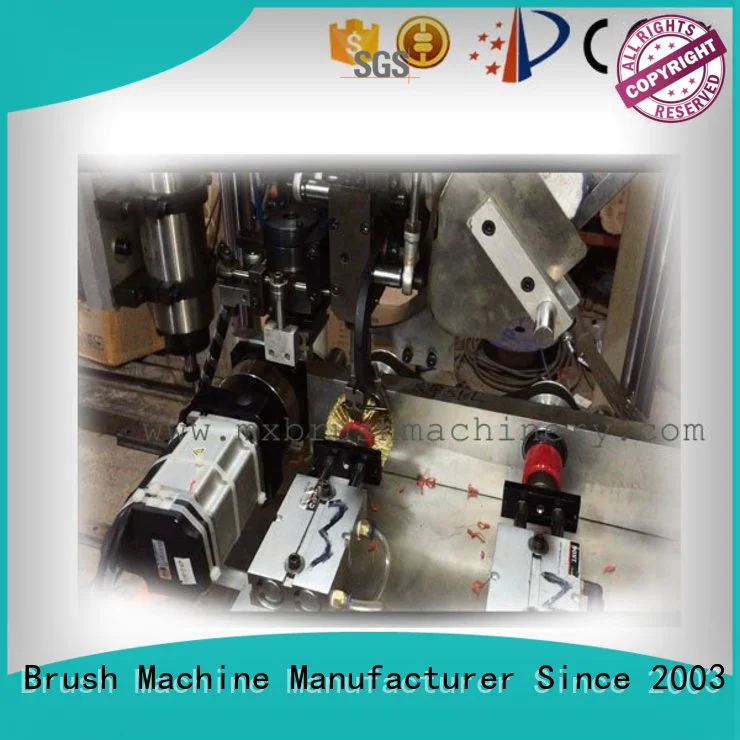 MEIXIN 3 grippers Brush Drilling And Tufting Machine design for bristle brush