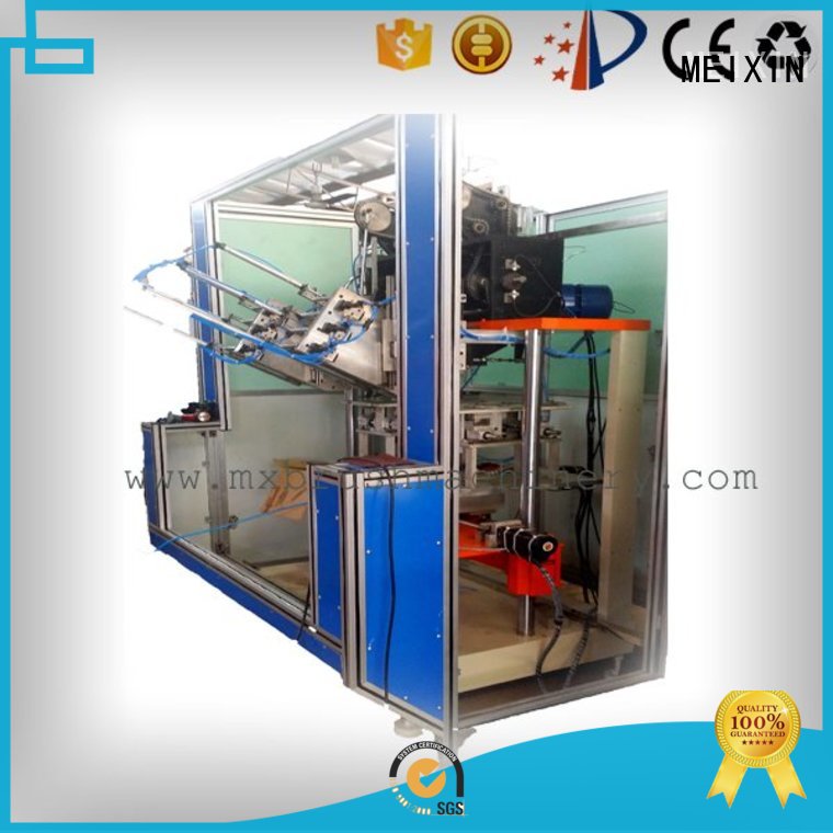 Fabricantes de máquina de tufo de escova de velocidade ajustável Cabeça dupla para roupas escovas Meixin