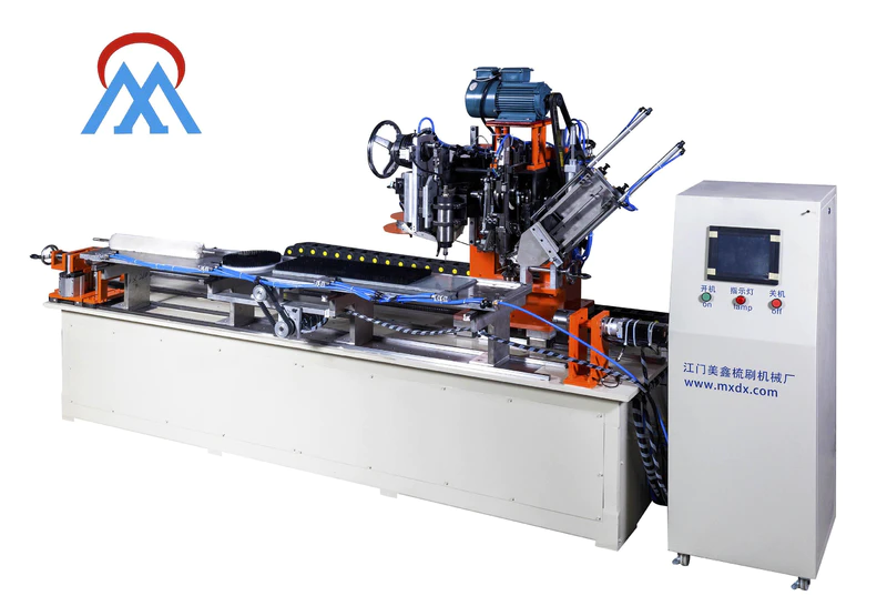 MEIXIN high productivity Industrial Roller Brush And Disc Brush Machines tufting for PET brush
