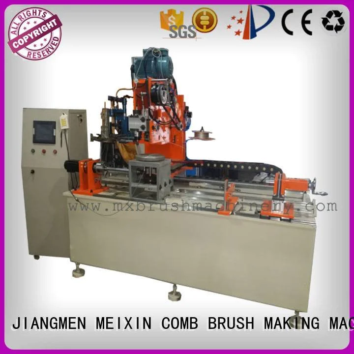 MEIXIN Brand drilling tufting Industrial Roller Brush And Disc Brush Machines axis brush