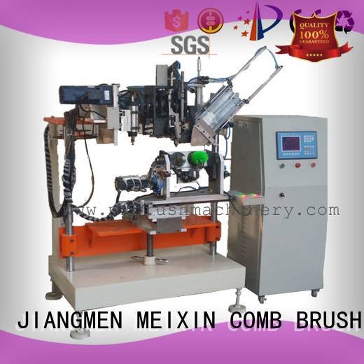 Máquina do eixo e escova Meixin 4 Eixo escova de perfuração e máquina de tufo